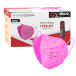 Mascarilla FFP2 NR Rosa VirBlock