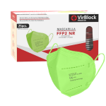 Mascarilla FFP2 NR Verde VirBlock